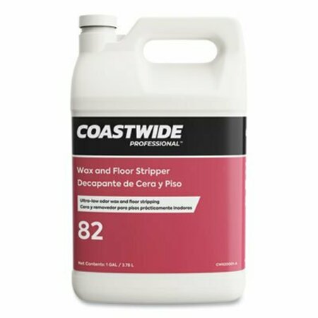 COASTWIDE WAX AND FLOOR STRIPPER, ULTRA-LOW ODOR SOAP SCENT, 1 GAL BOTTLE, 4PK 815054